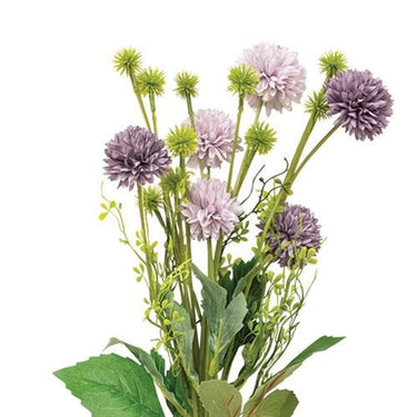 Purple Wildflower & Thistle Spray, 24